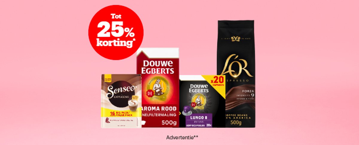 Tot 25% korting* op