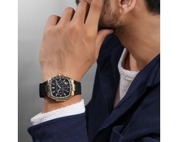 Cerruti 1881 CIWGO0050001 - Horloge - Siliconen - Zwart - 39 mm