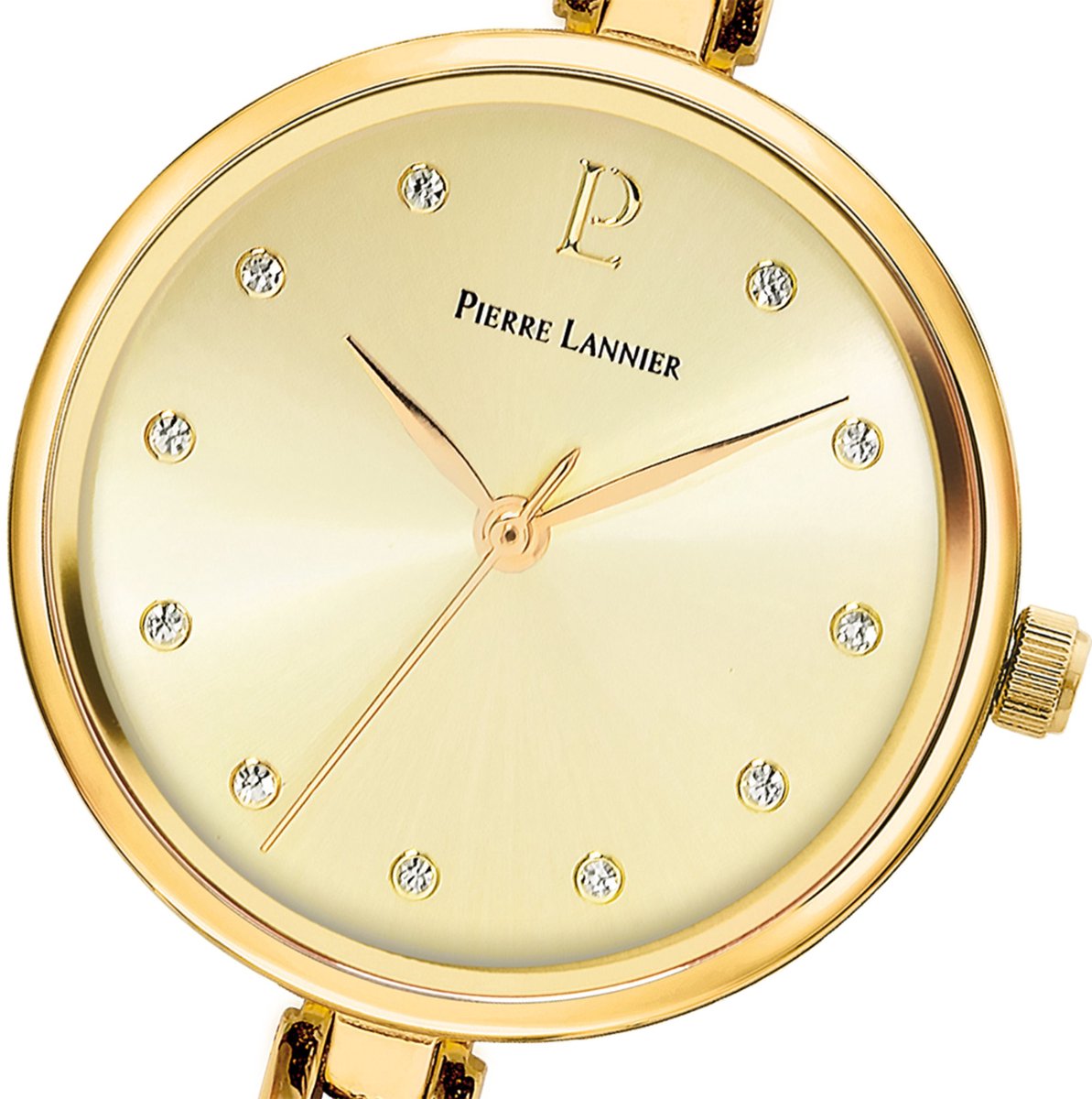 Horloge Leia Doré et Strass