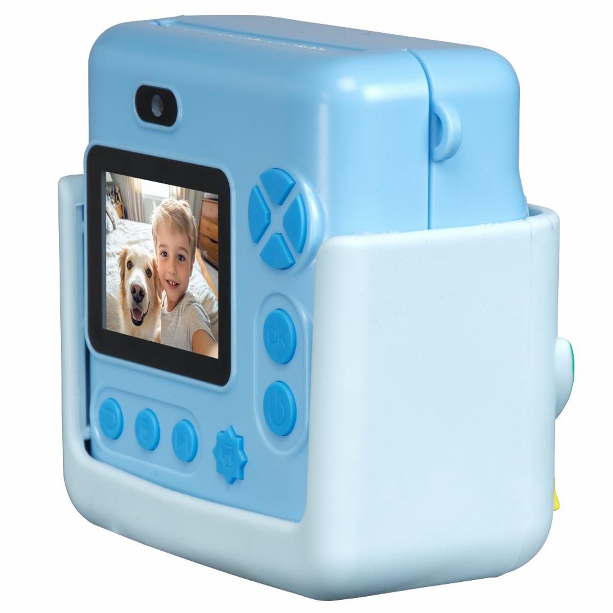 Denver Kindercamera met Printer - Full HD - Digitale Camera - Foto & Video - Spelletjes - 20MP - KPC1363BU - Blauw — afbeelding 12