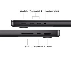 Apple MacBook Pro 14-inch - 2025 - M5 10C-CPU & 10C-GPU - 16 GB - 512GB - Spacezwart