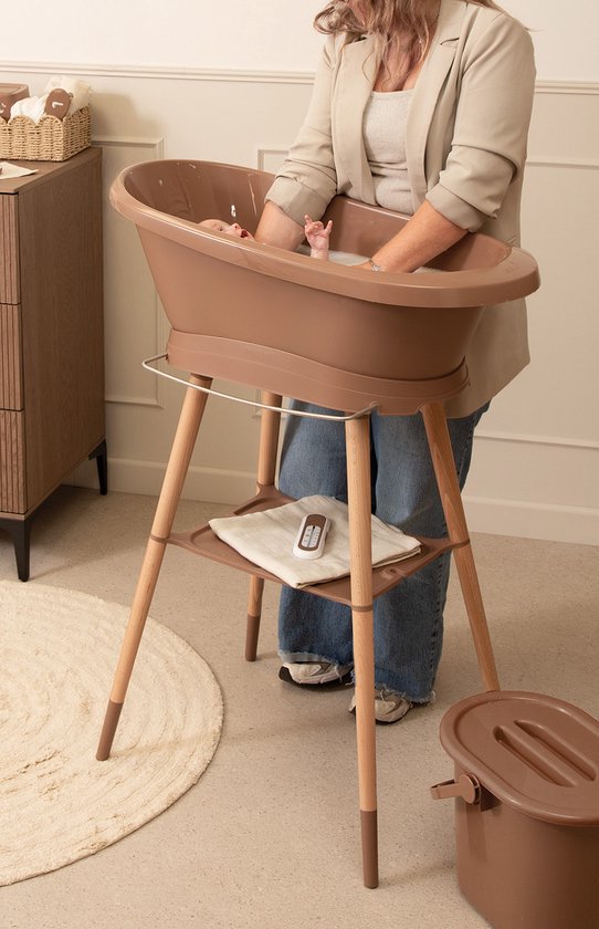 Badset basis + Digitale thermometer Mocha Mousse van Bebe Jou — afbeelding 4