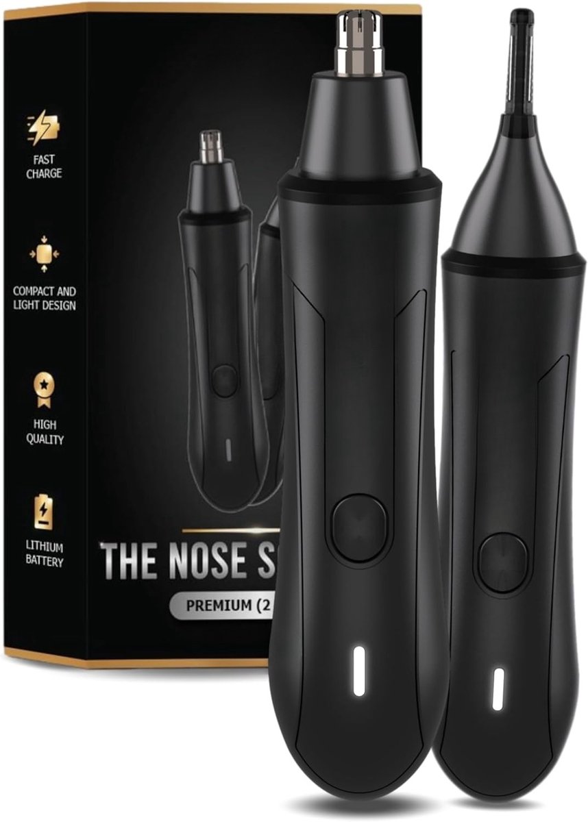 Solacis Neustrimmer - Oortrimmer - Neushaar trimmer - Neus tondeuse - Gezichtsverzorging - Mannen - Dames - Elektrisch - Grooming - Must have!