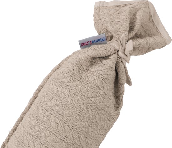 MamaLoes Zand Knitted Kruikenzak — afbeelding 2