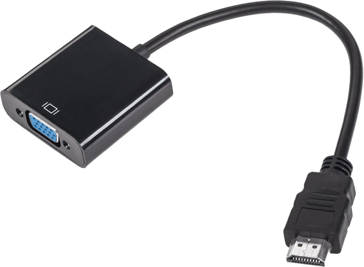 Cabletech Adapter - HDMI naar VGA - 1080p - 20 cm Kabel