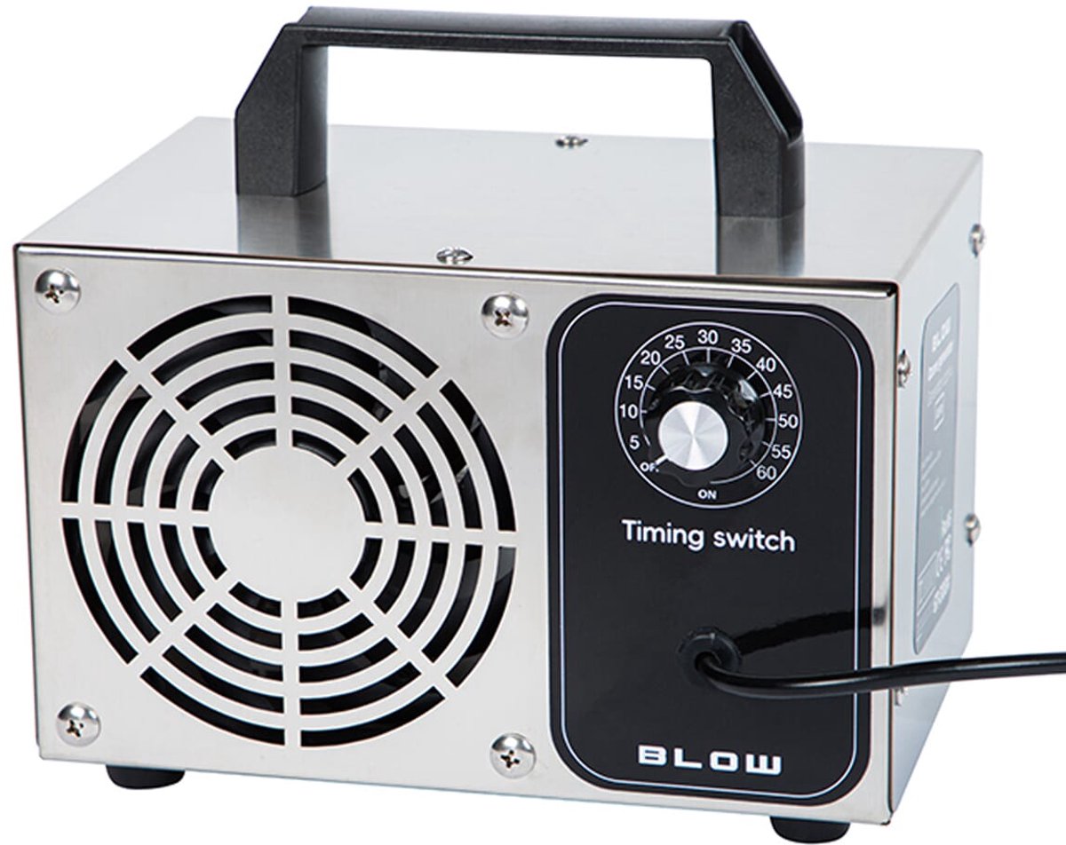 BLOW Ozonreiniger met Timer - 120W - 60.000 mg/u - 230V Ozongenerator voor Luchtreiniging & Geurbestrijding