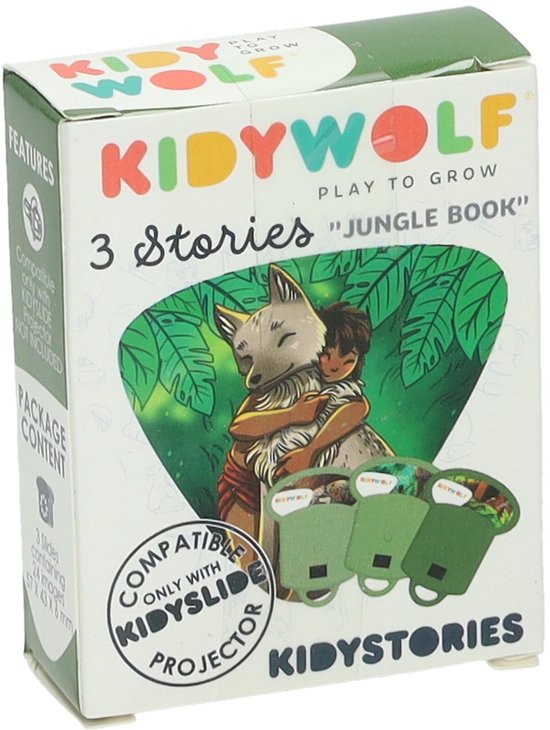 Kidywolf Jungle Book Verhalen Uitbreiding voor Kidyslide Projector