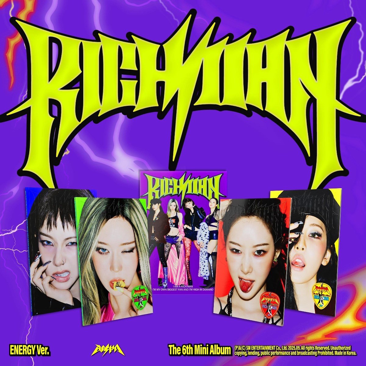 Aespa - The 6th Mini Album 'Rich Man'_Energy (CD) (KARINA Version)
