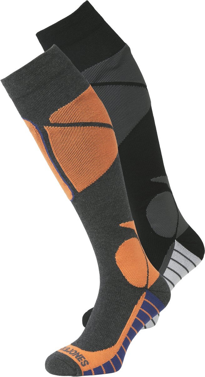 JACK&JONES JACSKI SOCKS 2 PACK SKI AW25 Heren Sokken Zwart