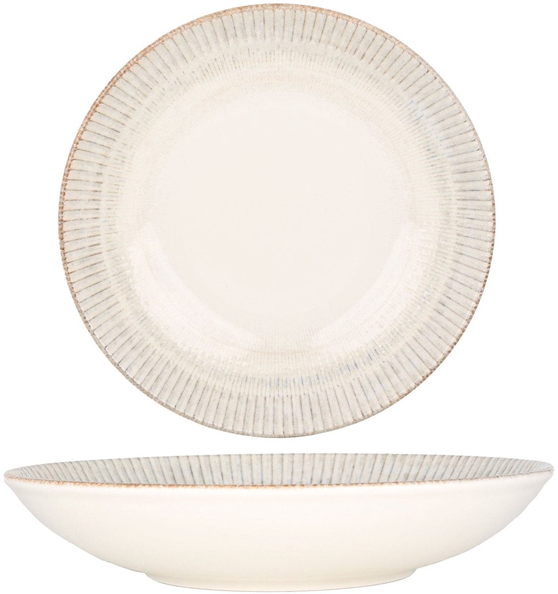 Bonna Diepbord - Galata - Porselein - 25 cm (1300cc) - set van 6