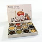 Spiceroots Comfort Kruidenset - Cadeaudoos met 12 Kruiden voor de ultieme Comfortgerechten + 4 Recepten - 100% Natuurlijk - Kruidenpotjes - Giftset