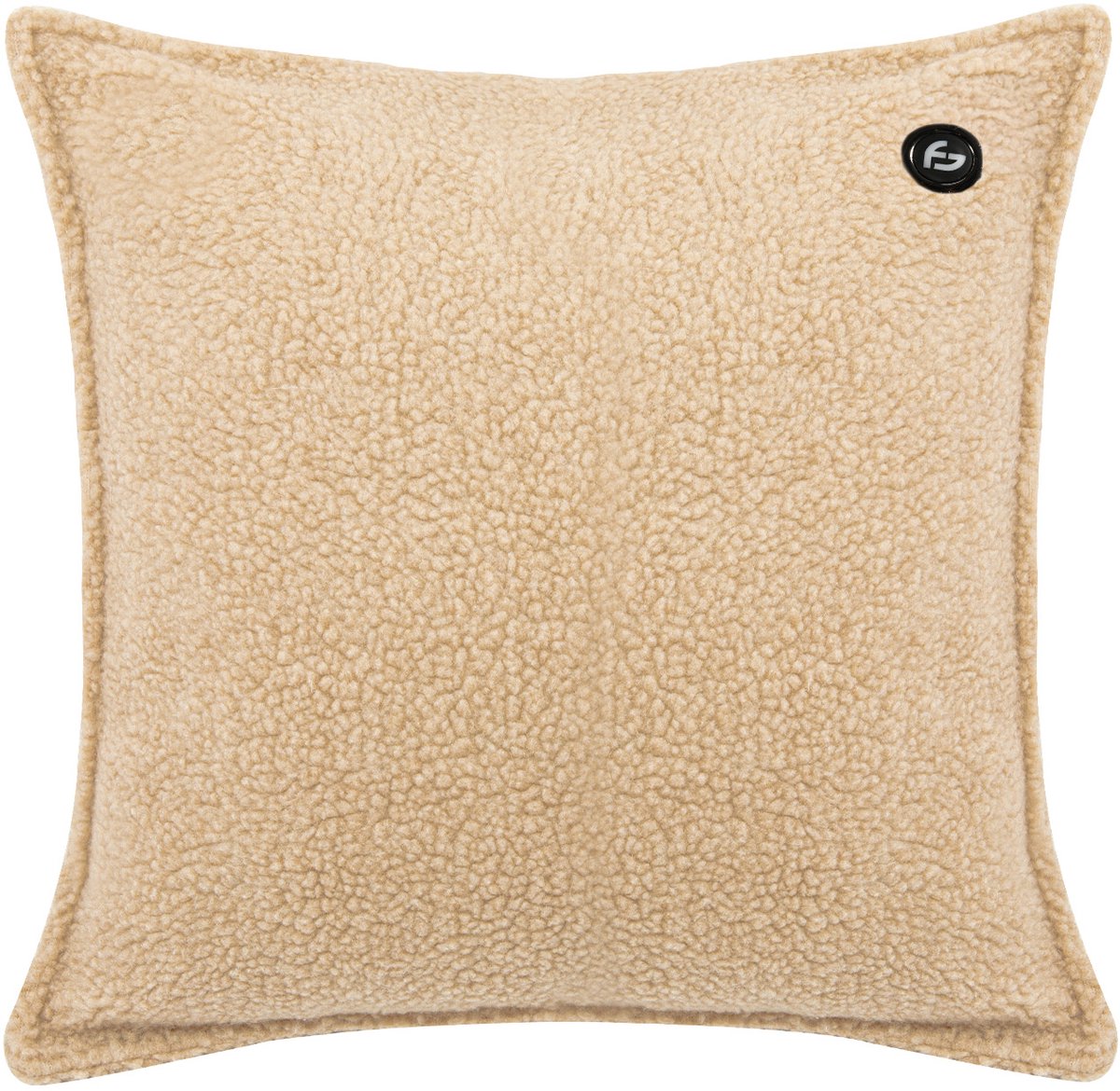 Warmtekussen - 3 Warmtestanden - Warmtekussen Oplaadbaar - 10k mAh - Draadloos - Warmte Kussen - 40x40 cm - Teddy Beige - Saaf Comfort