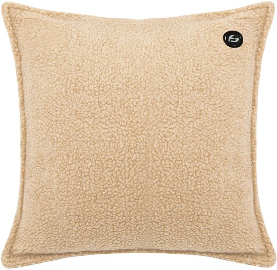 Warmtekussen – 3 Warmtestanden – Warmtekussen Oplaadbaar – 10k mAh – Draadloos – Warmte Kussen – 40x40 cm – Teddy Beige – Saaf Comfort