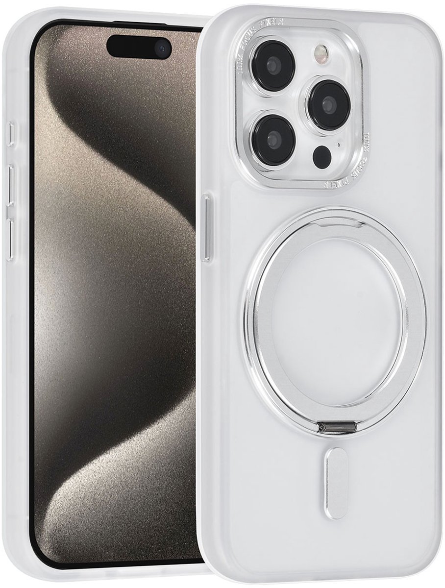 UNIQ Accessory Back Cover - Apple iPhone 15 Pro - Wit - Valbescherming - MagSafe-compatibel