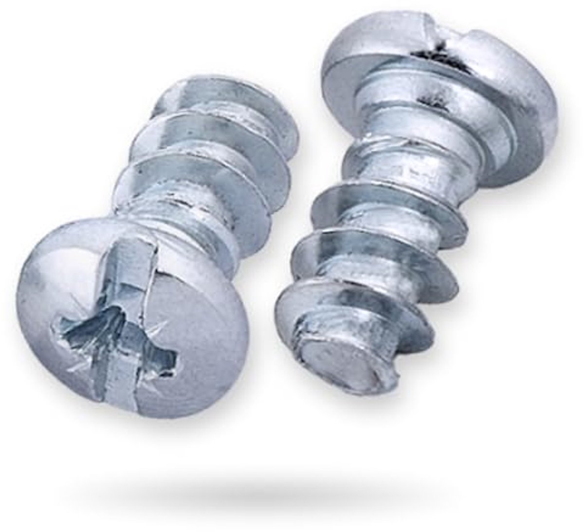 Euro screws with neck for hinges and roller guides 6.3 x 16 mm - 100 pieces