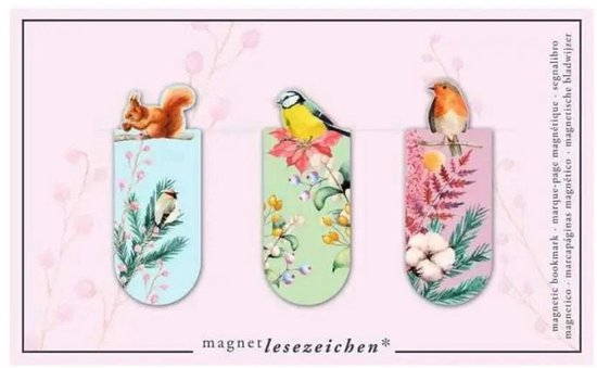 Foto: Magnetische boekenlegger bird romance boekenlegger