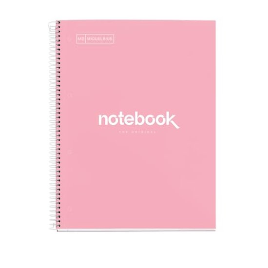Notitieboek A4 Emotions - 80 Vellen - Geruit - Roze
