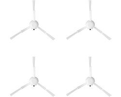 Reserveonderdelen voor stofzuigers (4 zijborstels) compatibel met Dreame Bot L10s Ultra robotstofzuigeraccessoires