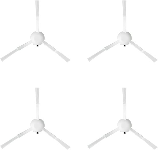 Reserveonderdelen voor stofzuigers (4 zijborstels) compatibel met Dreame Bot L10s Ultra robotstofzuigeraccessoires