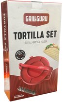 Tortillada - Hoogwaardige tortillapers van gietijzer met recepten (30cm