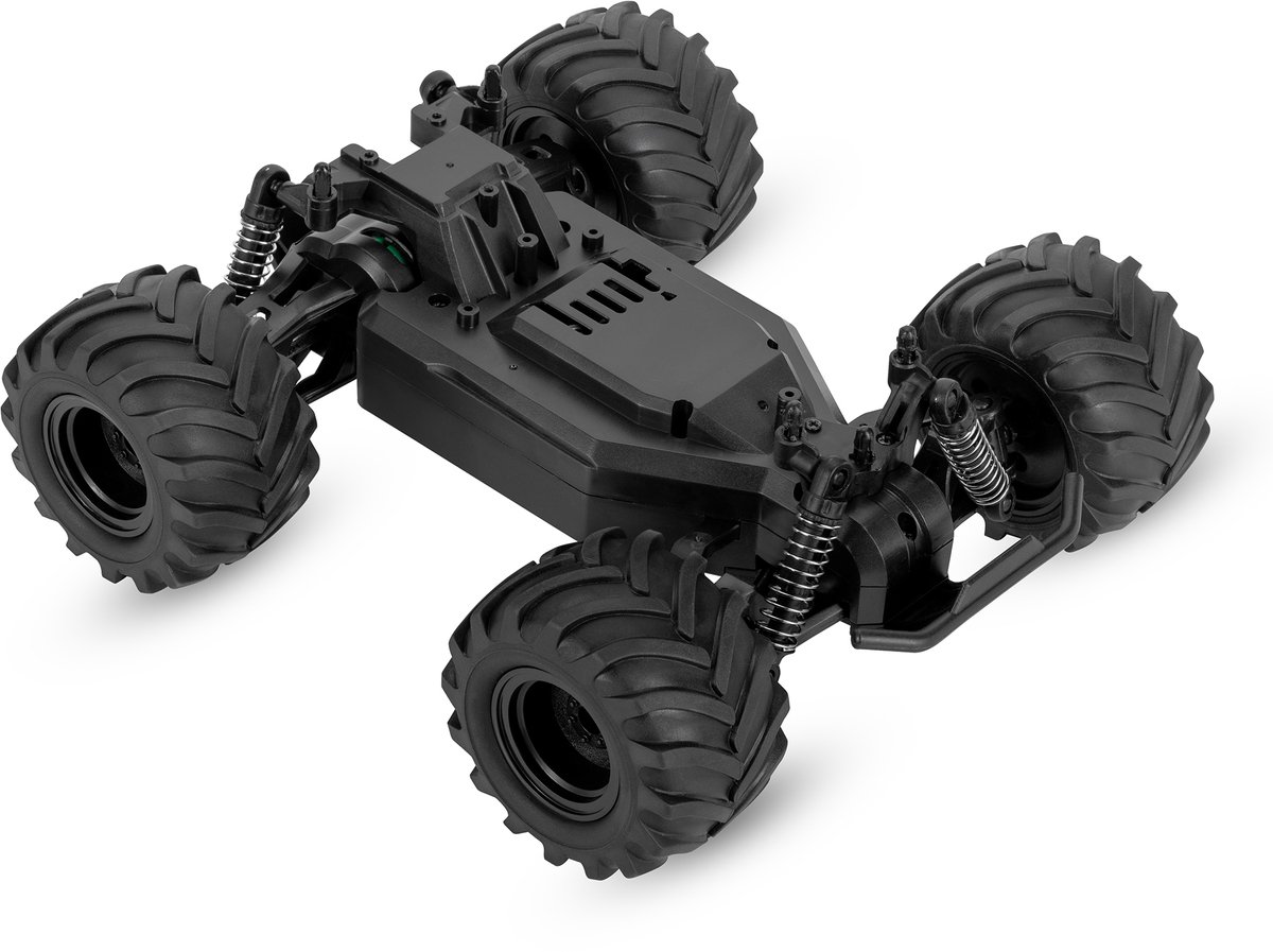 Overmax X-Jolt RC Auto – 20 km/u – Achterwielaandrijving, 2 Accu’s tot 30 min Rijtijd, Vering, Stootbumper, Offroad Banden, Plooibare Snelheidsregeling, Ergonomische Afstandsbediening – Racewagen voor Kinderen & Volwassenen - Bestuurbare Auto — afbeelding 12