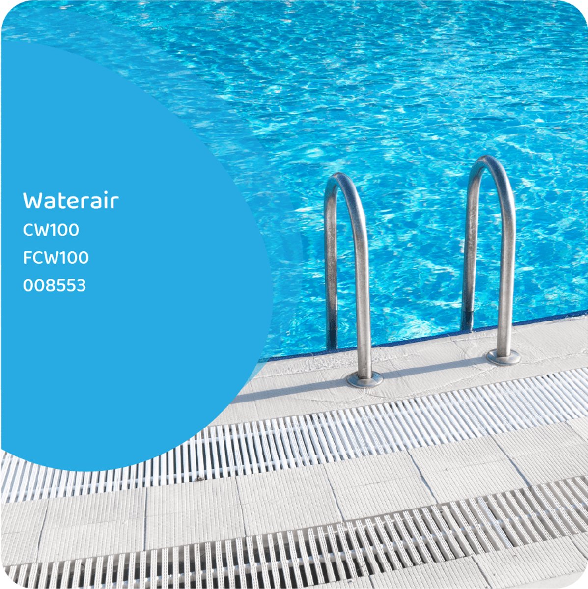 AllSpares Waterfilter voor Zwembaden geschikt voor Waterair CW100 / FCW100 / 008553 (Ø250x530mm)