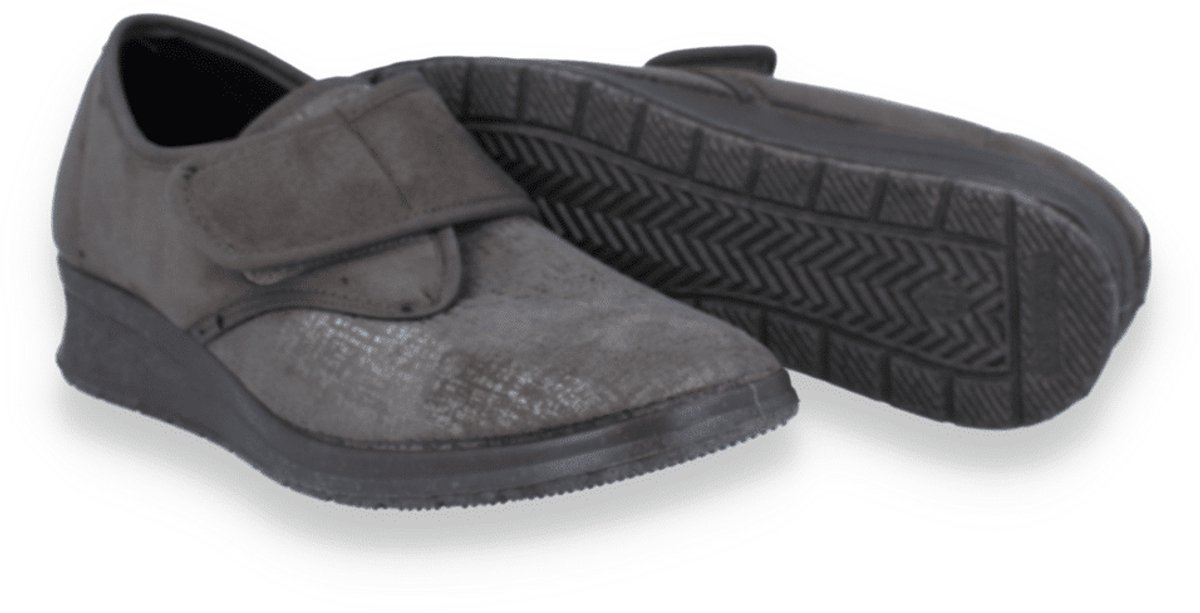Comfort Plus Dames Pantoffel | Taupe | Maat: 37