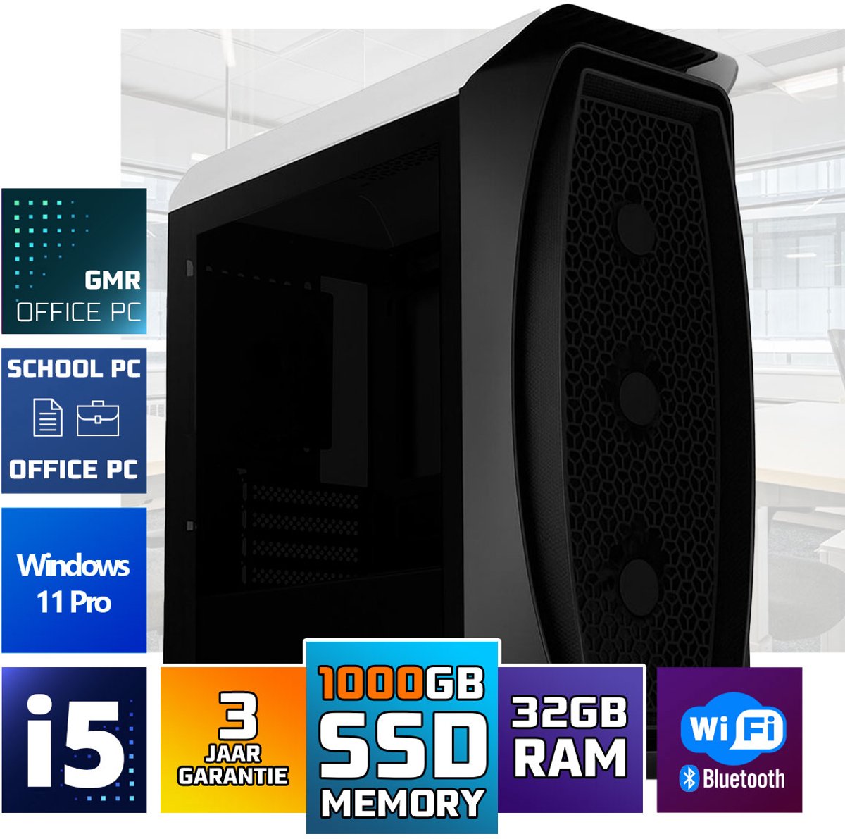 Intel Compleet Desktop PC | Intel Core i5 | 32 GB RAM | 1 TB SSD | Windows 11 Pro | Business Office Multimedia Computer — afbeelding 2
