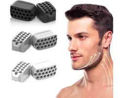 Kaaktrainer - 6 Stuks Kaaklijn trainer - Kaak Training Ballen - Jawline Trainer - Kaakspier Trainer - Gezichtstrainer - Jaw Exercise - slanke kaaklijn - mond oefening - Kaak Oefenapparaat voor Mannen en Vrouwen - Gezichts Schoonheid Tool