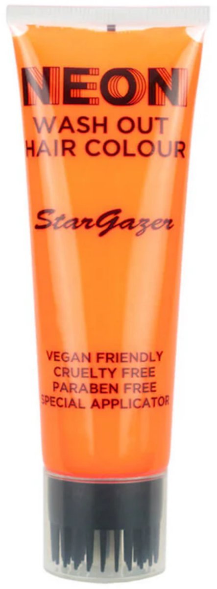 Stargazer | Neon Hair colour Orange - Wash-Out - 50ml - Vegan