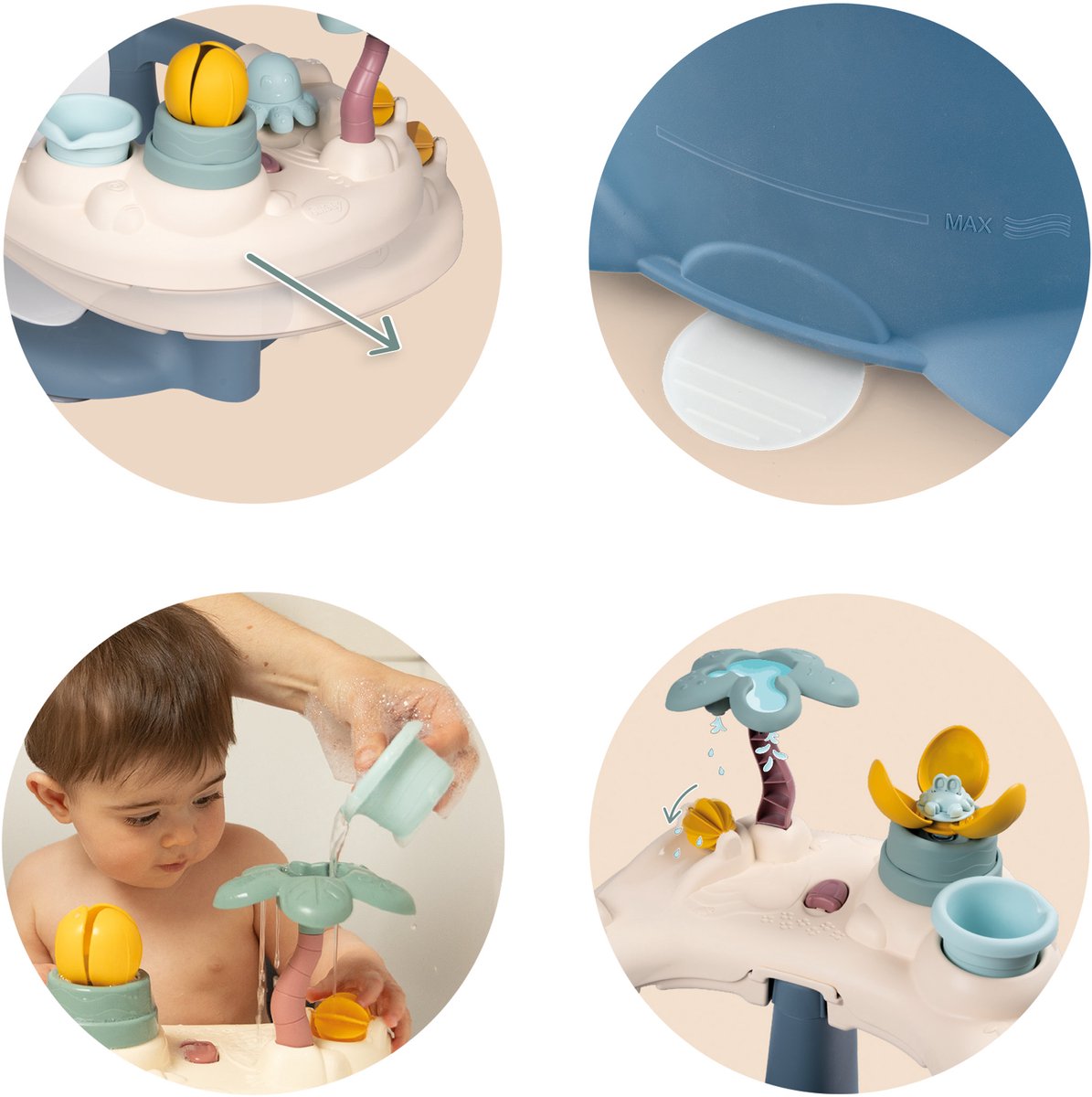 Smoby - badspeelgoed - baby badzitje met leuke accessoires — afbeelding 3