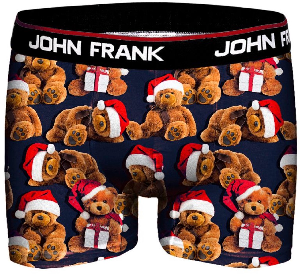 John Frank Boxershorts-Christmas Edition-Sinterklaas-Onderbroek Heren-Cadeau Heren-Teddy Bear-L