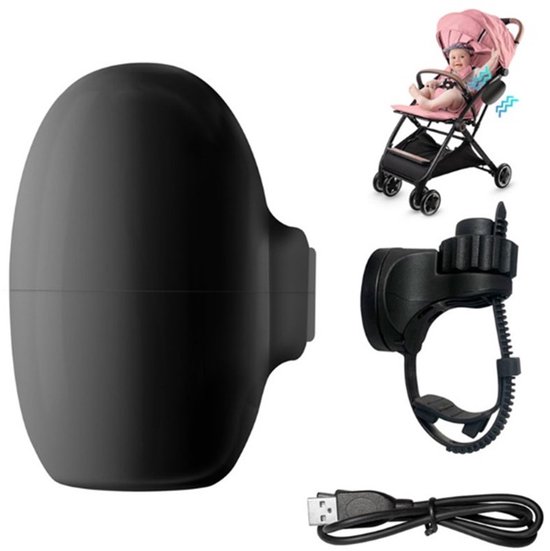 Baby Rocker - Automatisch Wiegapparaat - Baby Bouncer - Baby Swing - Handvrij Wiegen - Baby Slaaphulp – Baby Swing Elektrische – Kalmeert Uw Baby - 5 Wieg Standen - Inclusief Oplaadkabel – Oplaadbaar – Schommelen Buggy - Sinterklaas - Nieuwjaar