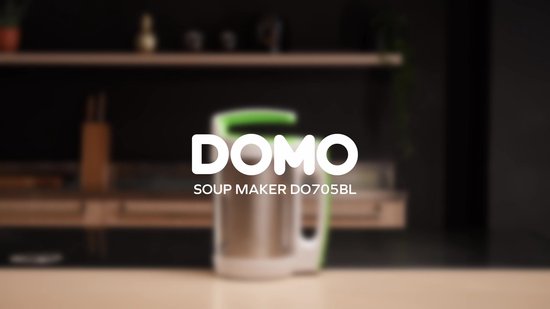 DOMO DO705BL Soepmaker – 2L – 6 programma’s – Blender – RVS – Wit/Groen