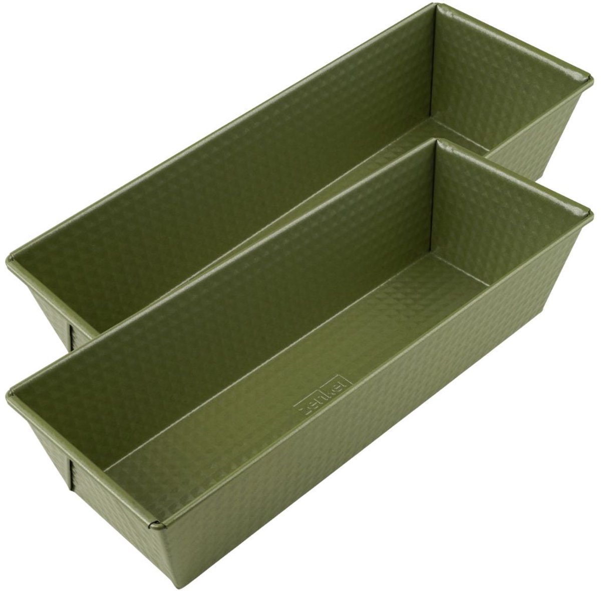 Set van 2 groene cakevormen 30 cm Zenker Green Vision