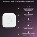 Doos van Philips Hue Flux LED-strip met een opgerolde strip en smartphone.