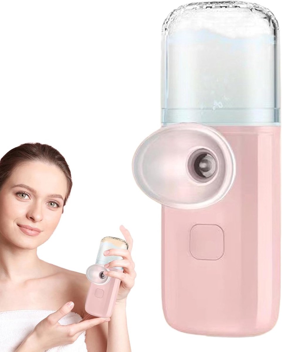 Eye Moisturizing Sprayer, draagbare Nano Eye Wash Sprayer, Multifunctioneel Hydraterend Device, 250 mAh Batterij, Compact Design, Ideaal voor Workers, Studenten, Late-Night Gebruikers