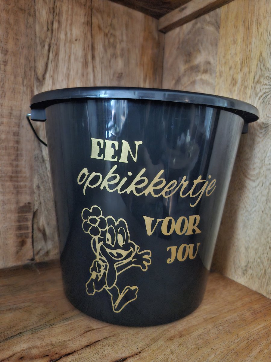 Cadeau emmer Een opkikkertje voor jou- kikker