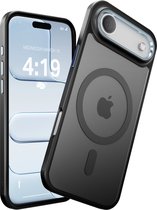 Coque My Case Zwart compatible avec iPhone 17 Air et MagSafe – Fine, robuste et résistante aux chocs