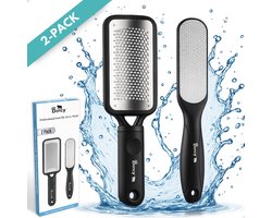 Boncy® Eeltverwijderaars 2-Pack - Incl. Dubbelzijdige Eeltvijl - Eeltverwijderaar Pedicureset - Eeltschraper voor Voet - Eeltrasp Voetvijl - Eelt verwijderaar - Pedicuresets