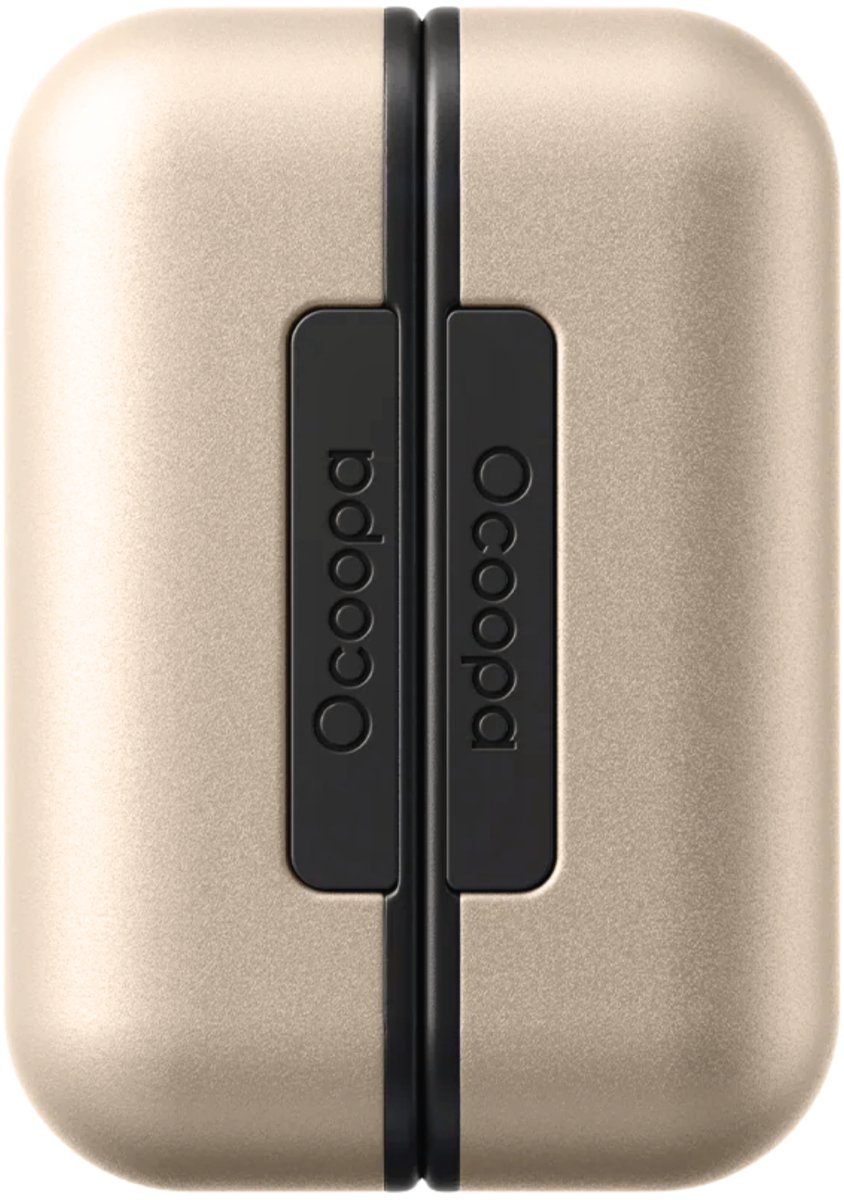 Herbruikbare Handwarmers – Ocoopa® Premium UT2s – Uniek Magnetisch 2-in-1 Ontwerp met Powerbank (10.000mAh) – Oplaadbaar – Gold Metallic – Voor Koude Handen, Golf, Raynaud, Wintersport