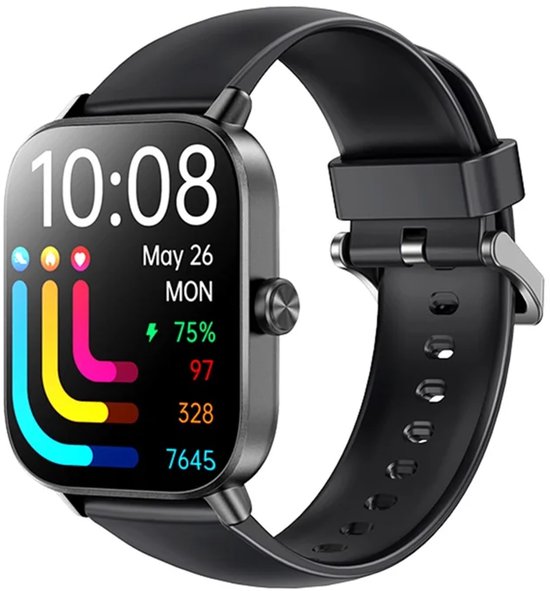 Foto: Qlokkie kiddo go plus gps horloge kind gps tracker kind videobellen veiligheidsgebied instellen sos alarmfuncties smartwatch kinderen inclusief simkaart en mobiele app zwart