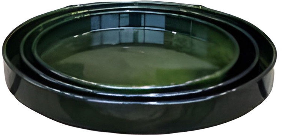 Buitengewoon de boet - Schotel Cylinder Vibrant Groen L 33x4cm
