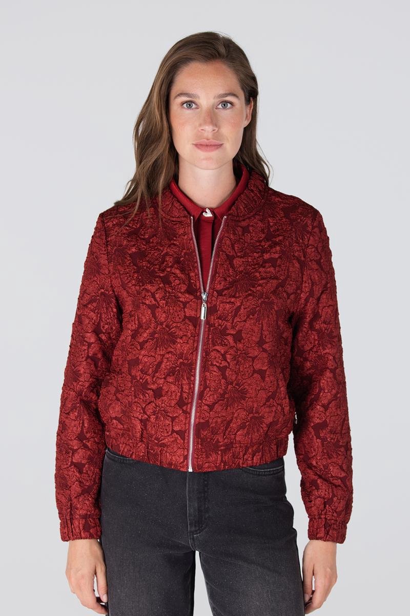 Jansen Amsterdam Josien Jasje J 275 Jassen Dames - Winterjas - Bordeaux - Maat 36