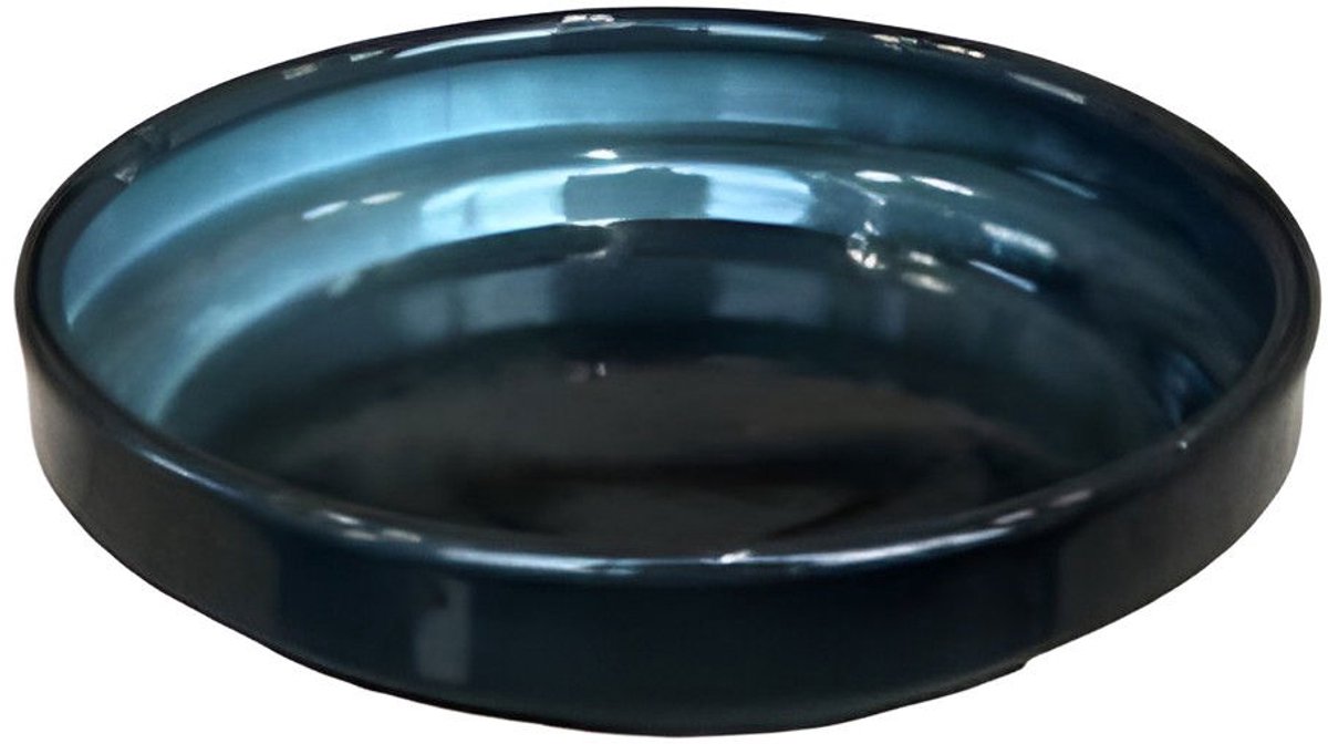Buitengewoon de boet - Upcycle schotel Oceaan blauw XL 15x3cm