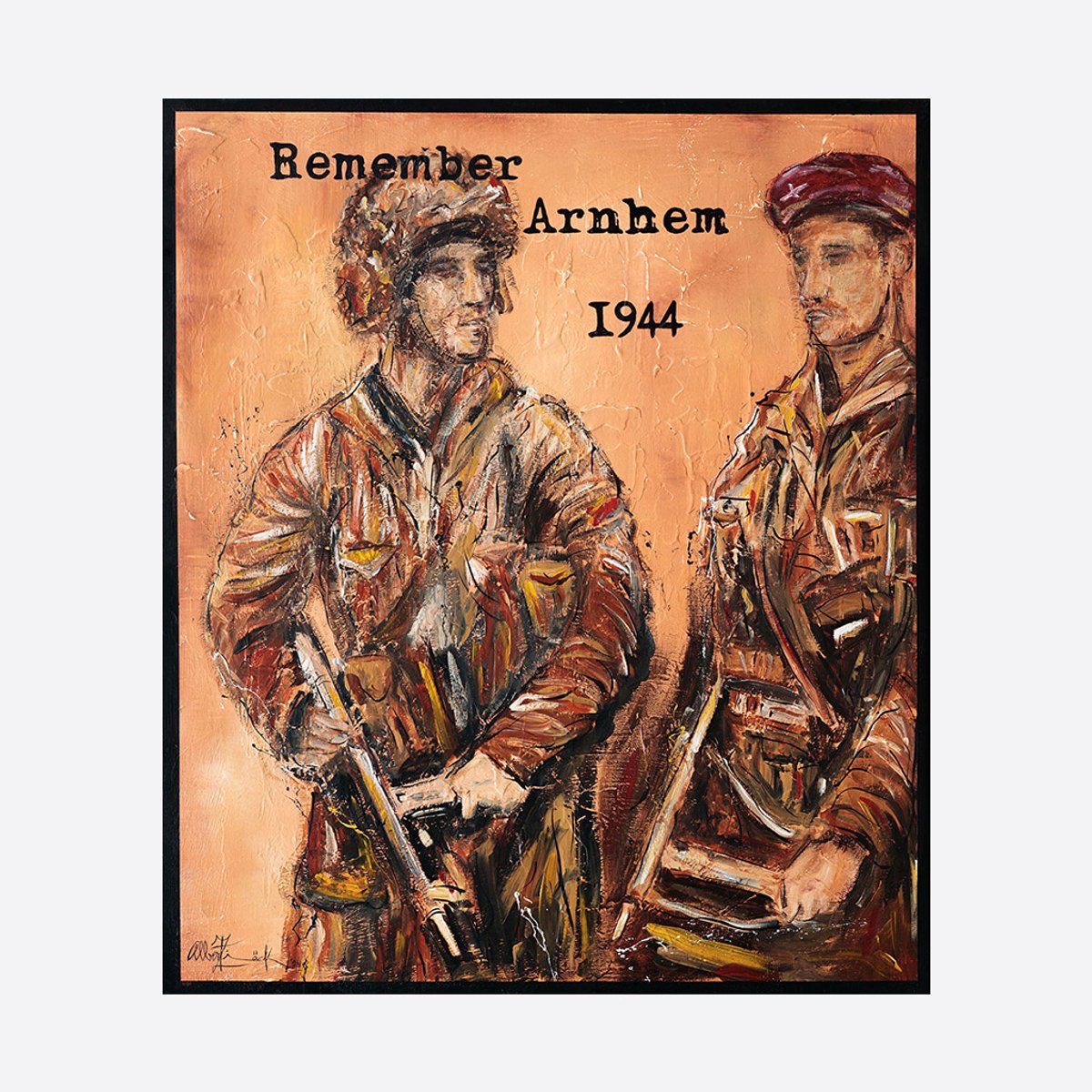 Zeefdruk Airborne Collection - Remember Arnhem 1944