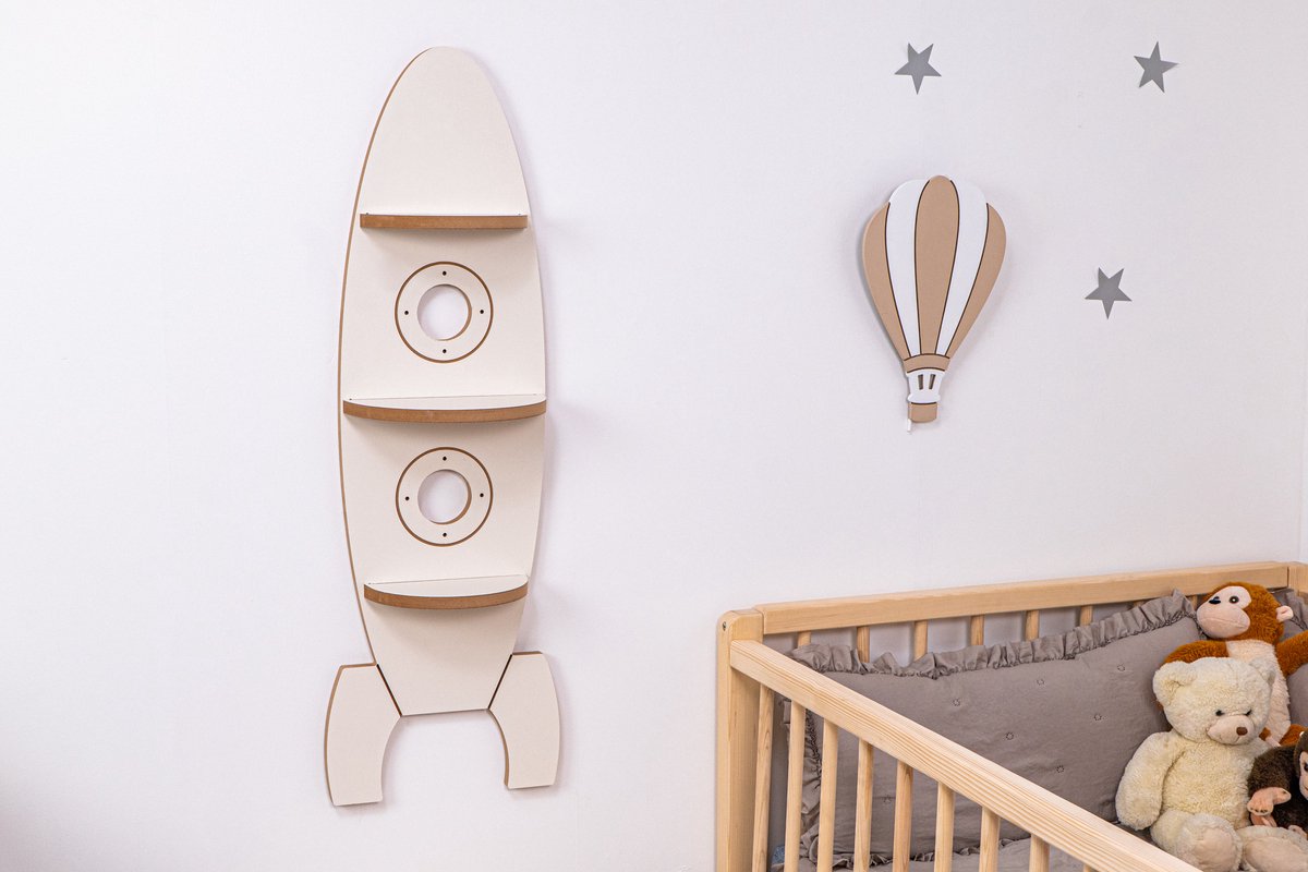CozyCollections – Kinder Boekenkast & Speelgoedkast – Boekenrek voor de Kinderkamer, Houten Kinderkast, Lage Boekenplank voor Kinderen