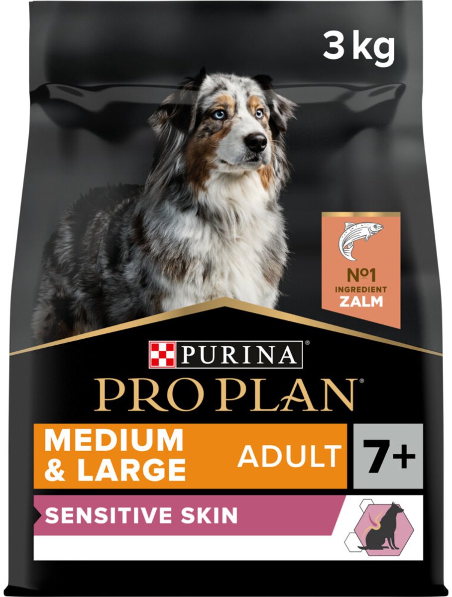 Pro Plan Pro Plan - Adult 7+ - Medium & Large - Sensitive Skin - Zalm - 2 x 3kg