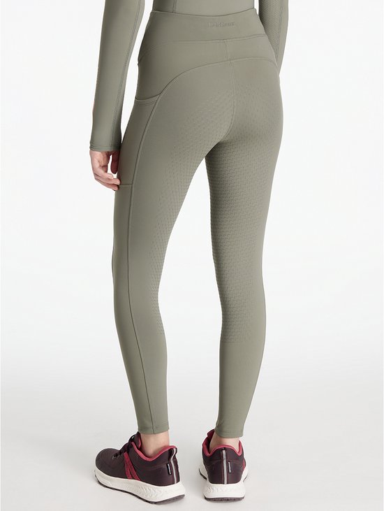 Collants d'équitation Lemieux Nell Full Grip Kids jeunes Rider , vert - 134-140