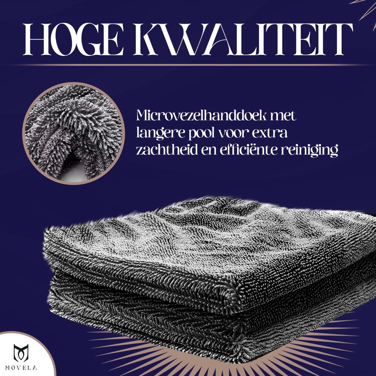 Microvezeldoek- Microvezel - 1 stuk - Goede Sterke Kwaliteit - 800 GSM - Wasbaar - Goede Maat 60 / 40 cm. - Keuken/Badkamer/Auto/ Beeldscherm - Streeploos Schoon - Grijs - Sterk Absorberend